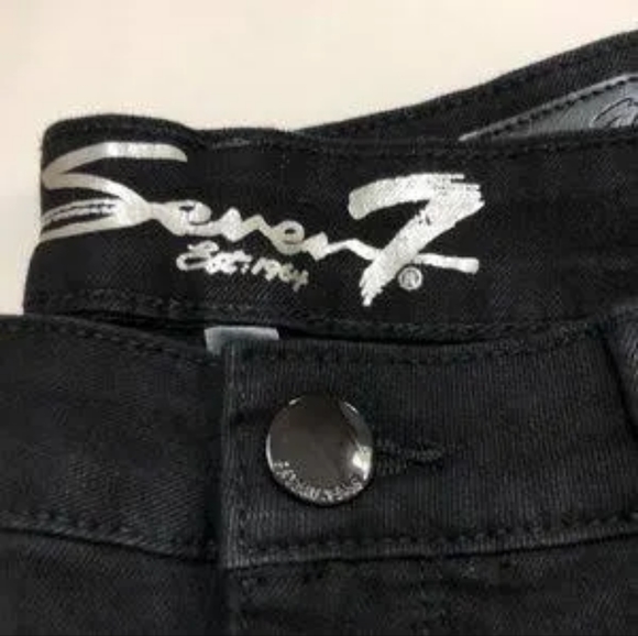 Seven Women's Jeans Metro Skinny Ultra High Rise Skinny/Black/Size 6 - Picture 3 of 4